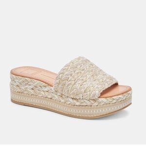 Dolce Vita Pazli Slide in Ivory Multi, Size: 8.5